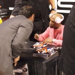 SMS Audio (9) - - 50 Cent pushes SMS Audio - 50 Cent - Money Mayweather - CES 2012 - Signs Autographs With Fans