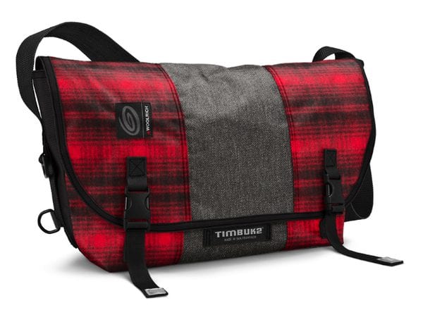 Timbuk2 Messenger Bag Two Tone Grey and Red
