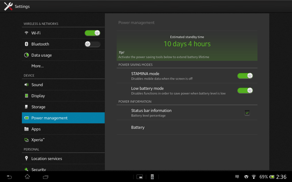 Sony Xperia Tablet Z screenshots (4)