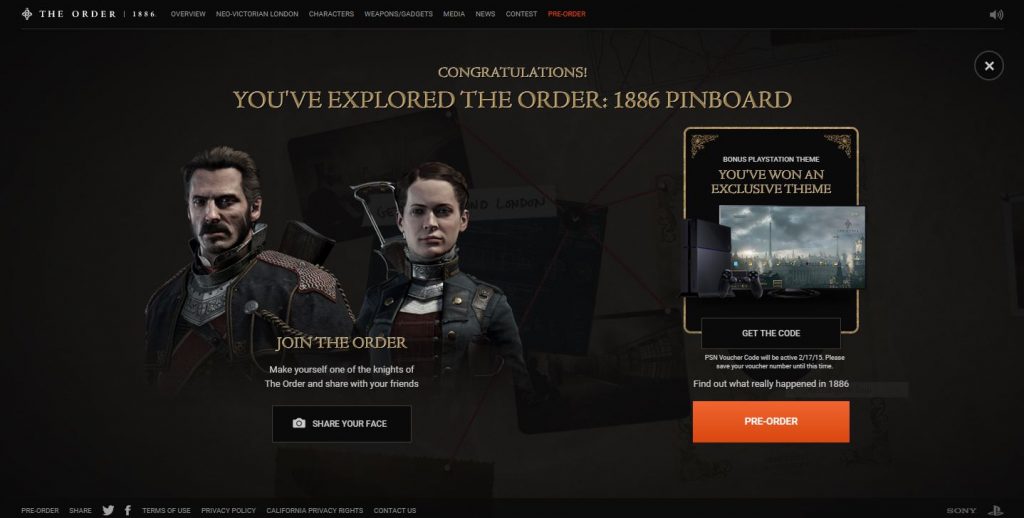 The Order 1886 Ps4 Theme