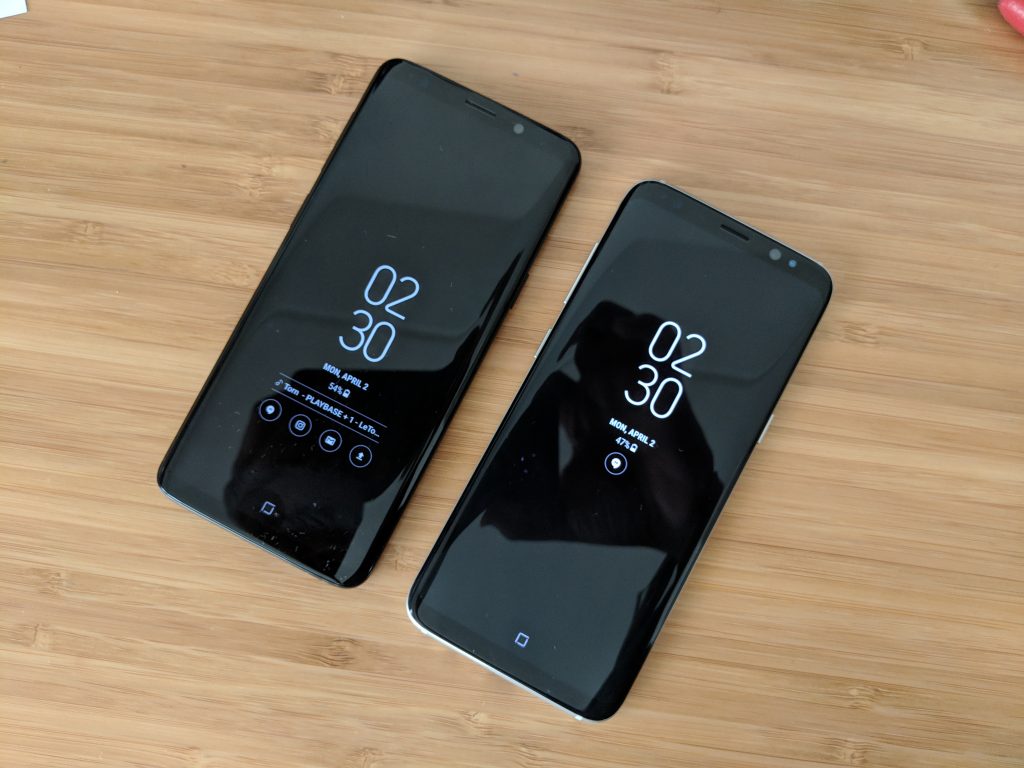Samsung Galaxy S8 vs Samsung Galaxy S9 Infinity