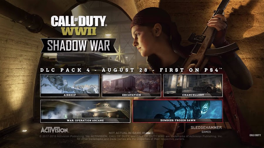 Call of Duty: WWII Shadow War DLC 4 Arrives August 28th on PS4 – G Style  Magazine