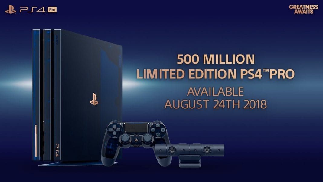 PlayStation 500 Million consoles sold with Edition PS4 Pro – Style