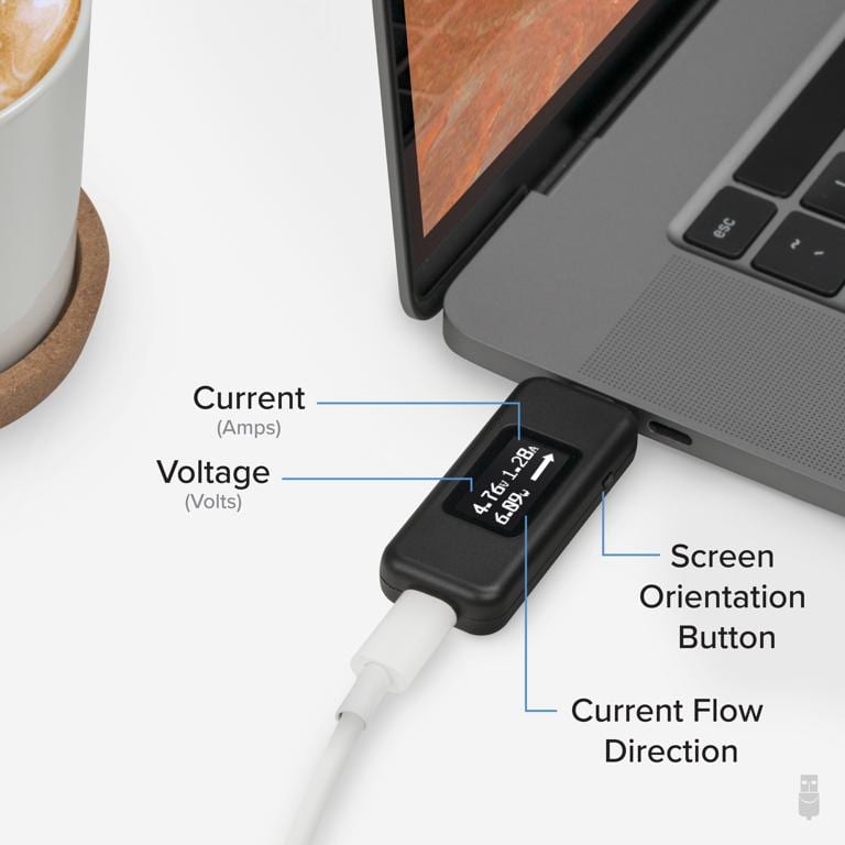 Plugable USB-C Voltage & Amperage Meter
